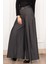 Dikiş Pileli Bol Paça Kemerli Pantolon 30183 5