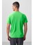 Neon Yeşil Basic Kısa Kol Standart Kalıp V Yaka Erkek T-Shirt - 87912 5