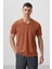 Tarçın Basic Kısa Kol Standart Kalıp V Yaka Erkek T-Shirt - 87912 1