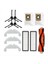 12PCS Dream D10S Plus / RLS6AD Robot Vakum Temizleyici Ana Yan Fırçalar Filtre Mop Bez Tuz Torbaları (Yurt Dışından) 1
