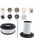 6 Adet Yedek Parça Rowenta ZR00907/ZR009008/RH98XX/99XX Vakum Süpürge Ön Arka Filtre Için Hepa Filtresi (Yurt Dışından) 4