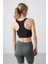 Slim Fit U Yaka 2li Paket Siyah-Çağla Kadın Spor Büstiyer - 97120 4