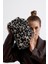 Kadın Kahverengi Leopar Desenli Peluş Clutch El Çantası 7