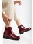 165-204 Bordo Yanki Günlük Kadın Bot 2
