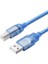 G-534D Şeffaf Mavi USB 2.0 Yazıcı Kablosu 1