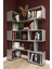Dk-02 Dekoratif Modern Kitaplık – Duvar/köşe Modüler Şık Tasarım, Salon & Ofis Kitaplığı 3