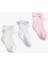 Fiyonklu Pamuklu 3'lü Soket Çorap Seti 2
