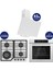 Flowart Turbolu Asimetrik Silenart Beyaz Cam Ankastre Set QBL62CB - NT026WFA - D078SA 1