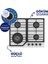 Flowart Turbolu Asimetrik Silenart Beyaz Cam Ankastre Set QBL62CB - NT026WFA - D078SA 3