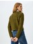 Uzun Kollu Düğmeli Cepli Bisiklet Yaka Hırka 4