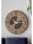 Modern Ahşap Duvar Saati Sağlam **çok Şık** ve Birarada..no:55 1