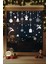 Sevimli Yıldızlar Geyikler Kar Taneleri ve Yılbaşı Vitrin Stickerları Cam Kapı Duvar Yılbaşı Stickerı 70X70CM 3