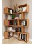 Asratrend Dk-02 Dekoratif Modern Kitaplık – Duvar/köşe Modüler Şık Tasarım, Salon & Ofis Kitaplığı 3
