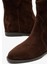Concus Kahverengi Süet Deri Kadın Gizli Topuk Bot 5