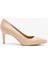 Cary Nude Deri Kadın Topuklu Ayakkabı 1