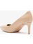 Cary Nude Deri Kadın Topuklu Ayakkabı 3