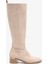 Mosby Bej Süet Deri Kadın Çizme 1