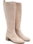 Mosby Bej Süet Deri Kadın Çizme 4