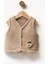 Cozy Bej Peluş Bebek Yeleği 1