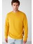MARINO Erkek Hardal Sweatshirt 3