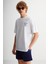 ELIO Erkek %100 Pamuk Bisiklet Yaka Kısa Kollu Baskılı Beyaz T-Shirt 4
