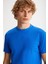 TIAGO Erkek Saks Mavi T-Shirt 3
