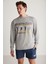 Darıan Erkek Sport Baskılı Içi Polarsız Mevsimlik Grimelanj Sweatshirt 2