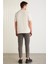 KURT Erkek %100 Pamuklu Akrep Baskılı Kısa Kollu Taş Rengi T-Shirt 5