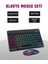 Techmrt Türkçe Q Klavye Düzenli Rgb Kablosuz Klavye Mouse Set 2