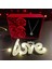 Kişiye Özel Solmayan Gül Sonsuz Love Forever Hediye Kutusunda Tektaşlı 925 ayar Gümüş Kolye 1