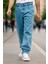 Erkek Pileli Yüksek Bel Bol Kesim Baggy Loose Fit Jean PANTOLON-C354 3