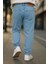 Erkek Pileli Yüksek Bel Bol Kesim Baggy Loose Fit Jean PANTOLON-C354 6