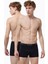 Erkek Siyah 2 Li Paket Pamuk Elastan Boxer 075 1