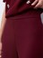 7535 Yanı Fermuarlı Bol Paça Pantolon-Bordo 4
