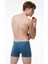 Erkek Mavi 2 Li Paket Pamuk Elastan Boxer 075 3