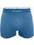 Erkek Mavi 2 Li Paket Pamuk Elastan Boxer 075 4