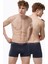 Erkek Füme 2 Li Paket Pamuk Elastan Boxer 075 1