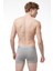 Erkek Gri 2 Li Paket Pamuk Elastan Boxer 075 3