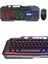 Techmrt Işıklı Q Klavye Mouse Seti Siyah Gaming Klavye 3