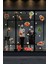 Yeni Yıla Özel Renkli Farklı Farklı Yılbaşı Süslemeleri ve Stickerları Cam Duvar Kapı Yılbaşı Süsleri 28X95CM 6
