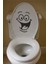 Gülen Yüz Dekoratif Klozet Kapağı Banyo Wc Sticker 5