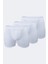 Erkek Beyaz 3 Lü Paket Micro Modal Boxer 909 1