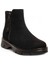 Siyah Termal Astar Süet Kadın Bot & Bootie NSB940 2