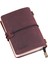 El Yapımı Gezgin Defter, Deri Seyahat Dergisi Erkek ve Kadınlar Için Defter, Yazma Için Mükemmel, Hediyeler, Gezginler, 5.2 x 4 Inç - Kırmızı Şarap (Yurt Dışından) 3