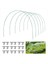 36 Pcs Yeşil Ev Çemberleri Tünel Büyüyor 6 Set 8.5 Ft Uzunluğunda Bahçe Çemberleri Kiti, Pas Içeriksiz Fiberglas Yükseltilmiş Yatak Çemberleri (Yurt Dışından) 2