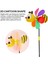 6pcs Arı Rüzgar Spinnerlar Pinkuşlar 3D Hayvan Yelinciği Bahçe Bahçesi Süsler Çim Yard Veranda Partisi Dekor (Yurt Dışından) 2