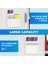 Manyetik Kuru Silme Işareti Tutucu, Beyaz Tahta Için Kalem ve Silgi Tutucu, Manyetik Kalem Kupası Depolama Organizatörü (Yurt Dışından) 5