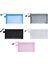 5pcs Mesh Fermuar Kesesi Temiz Belge Çanta Dosya Klasörleri Kırtasiye Kurşun Kalem Kasa Depolama Çantaları 5 Renk A6 (19X11CM) (Yurt Dışından) 3