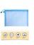 5pcs Mesh Fermuar Kesesi Temiz Belge Çanta Dosya Klasörleri Kırtasiye Kurşun Kalem Kasa Depolama Çantaları 5 Renk A6 (19X11CM) (Yurt Dışından) 5