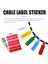 750PCS Kablo Etiket Sticker Su Geçirmez Tel Ağ Elektrik Kablo Etiketleri Kordon Etiket Işaretleyici Baskı Çıkartmaları Organizatör (Yurt Dışından) 2